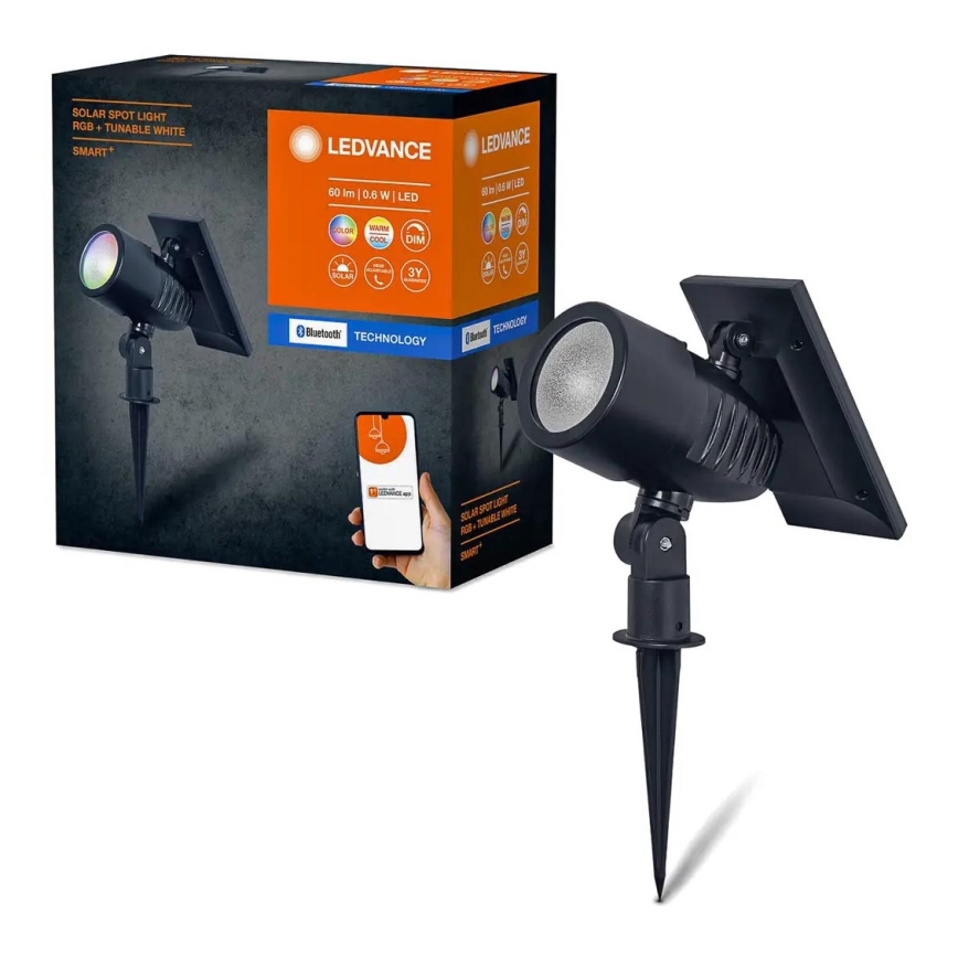 Ledvance - LED RGBW Димируема соларна лампа SMART+ SOLAR LED/0,6W/3,7V 2000 mAh 3000-6500K IP44