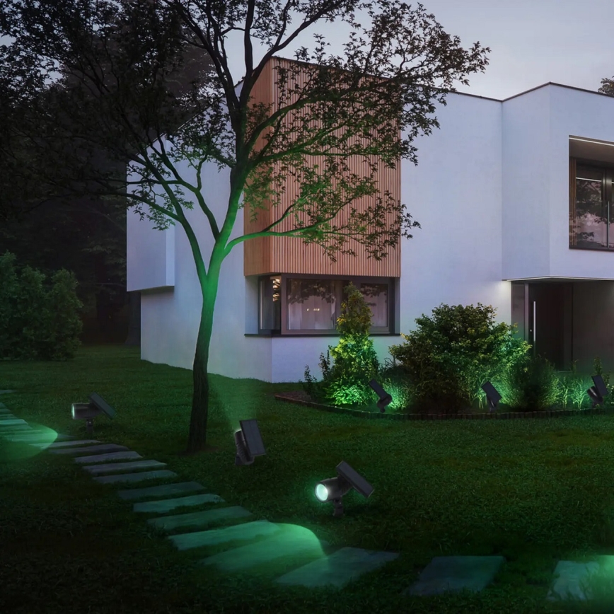 Ledvance - LED RGBW Димируема соларна лампа SMART+ SOLAR LED/0,6W/3,7V 2000 mAh 3000-6500K IP44