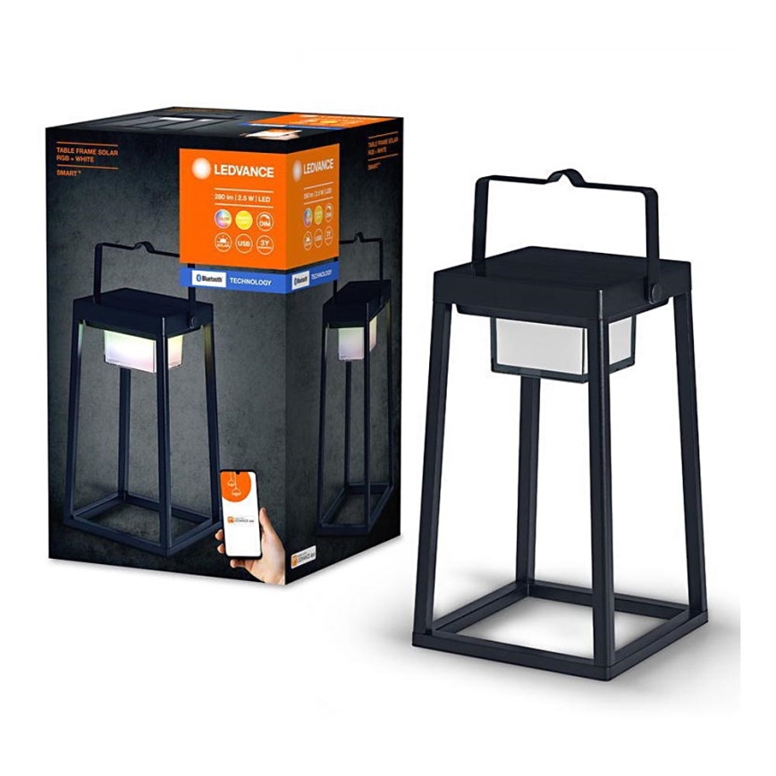 Ledvance - LED RGBW Димируема соларна лампа SMART+ TABLE LED/2,5W/3,7V 2200 mAh IP44