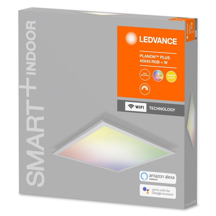 Ledvance - SMART+ PLANON LED RGBW димируемо таванно осветително тяло LED/28W/230V 45x45 cm Wi-Fi