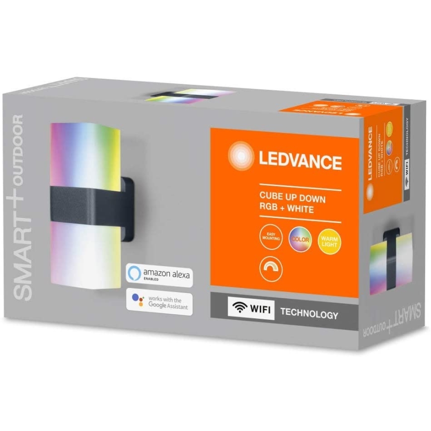 Ledvance - LED RGBW Екстериорен аплик SMART+ CUBE LED/13,5W/230V IP44 Wi-Fi