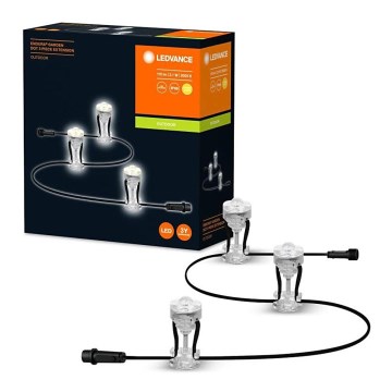 Ledvance - LED RGBW Екстериорни декоративни лампички DOT 3xLED/0,7W/230V IP66