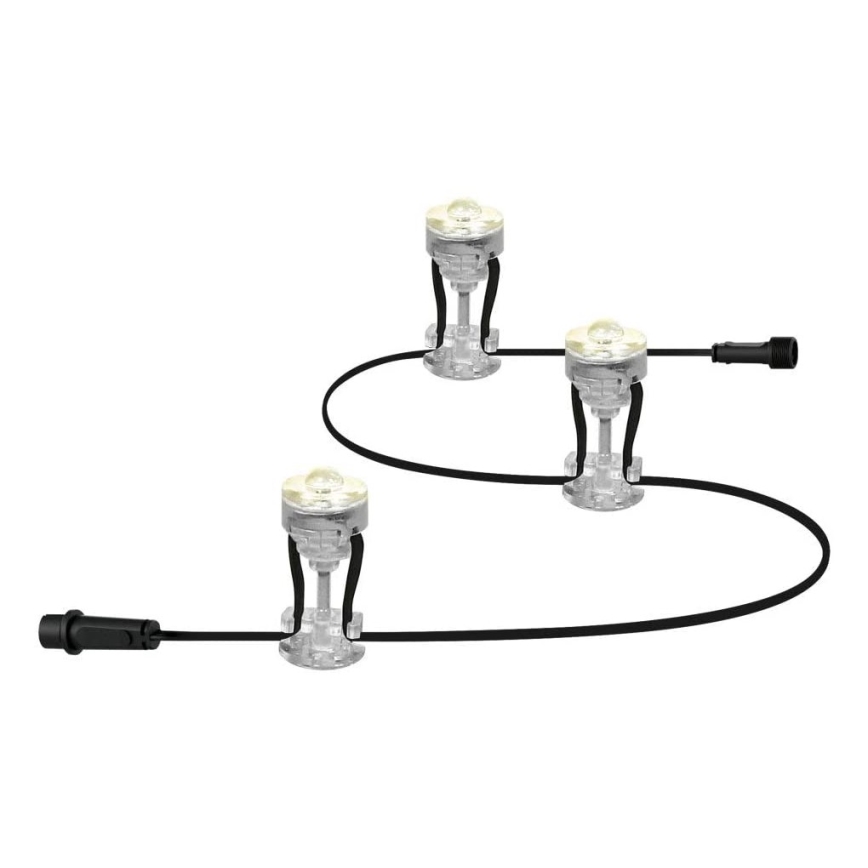 Ledvance - LED RGBW Екстериорни декоративни лампички DOT 3xLED/0,7W/230V IP66