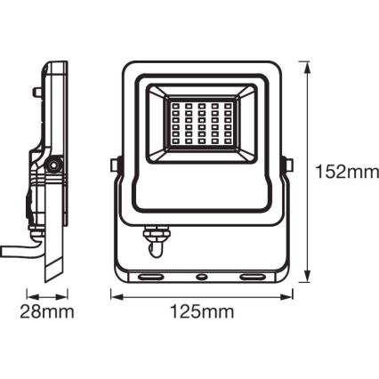 Ledvance - LED RGBW Прожектор SMART+ FLOOD LED/10W/230V IP65 Wi-Fi