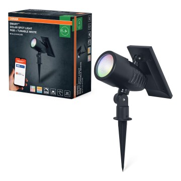 Ledvance - LED RGBW регулируема соларна лампа SMART+ SOLAR LED/0,6W/3,7V 2000 mAh 3000-6500K IP44