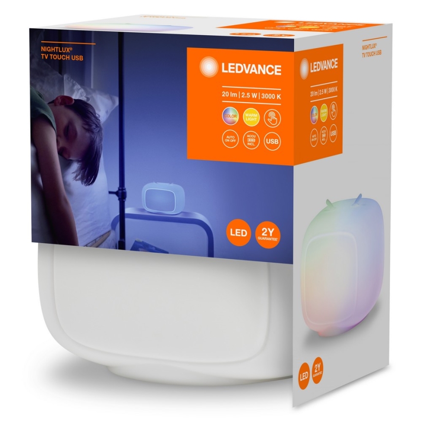 Ledvance - LED Сензорна детска нощна лампа TOUCH LED/2,5W/5V