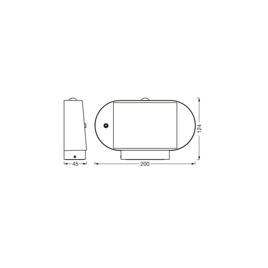 Ledvance-LED Соларен аплик със сензор ENDURA STYLE LED/4W/3,7V IP44