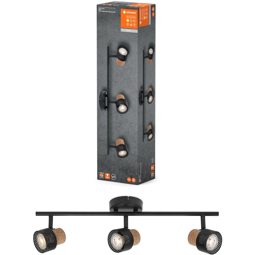 Ledvance - LED Спот DECOR CORK 3xGU10/3,4W/230V