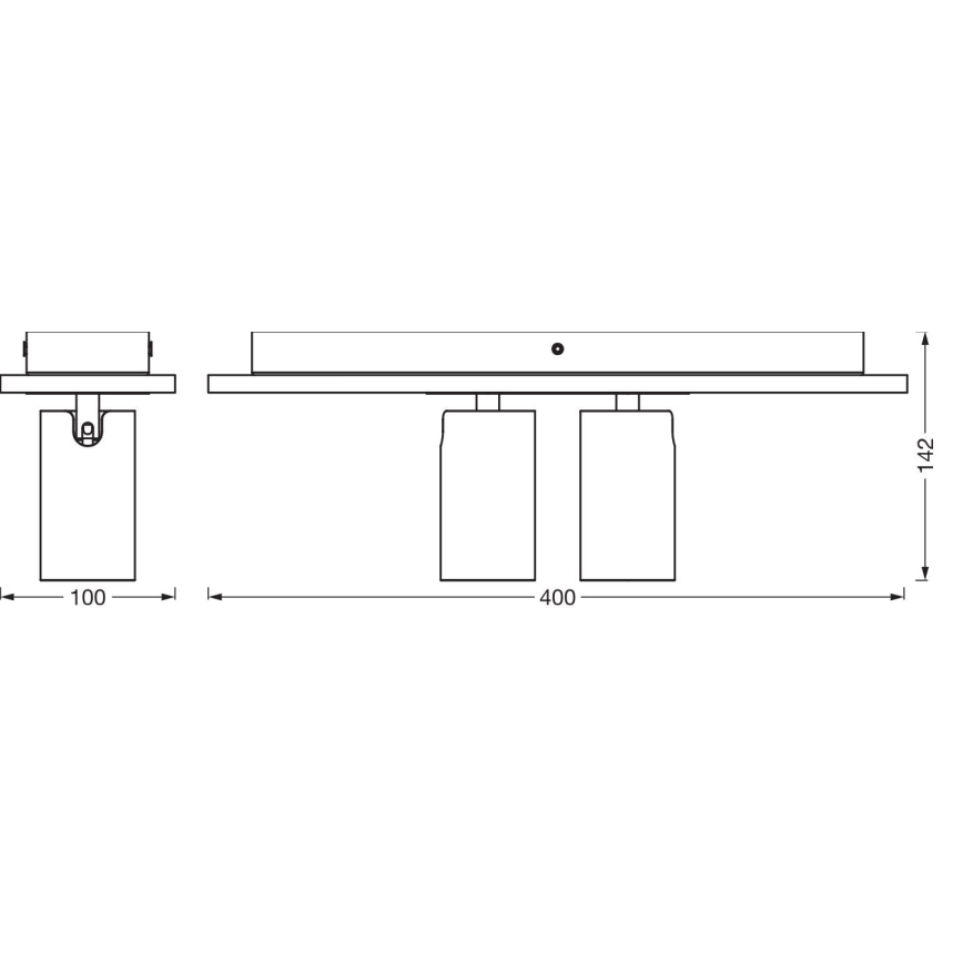 Ledvance - LED Спот DECOR MERCURY 2xGU10/3,4W/230V