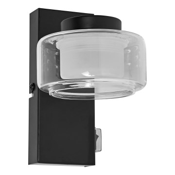 Ledvance - LED стенен осветител за баня ORBIS FLAME LED/5,5W/230V 3000/4000K IP44 черен