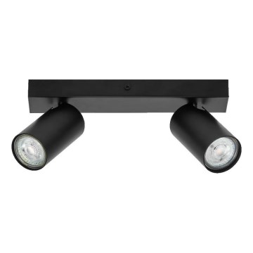 Ledvance - LED стенен спот OCTAGON 2xGU10/3,4W/230V 2700K черен