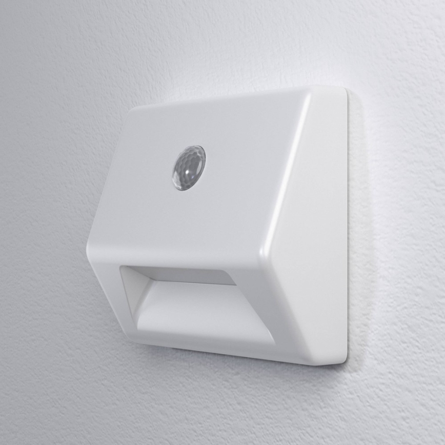 Ledvance - LED стълбищно осветително тяло с LED сензор NIGHTLUX / 0.25W / 3xAAA IP54