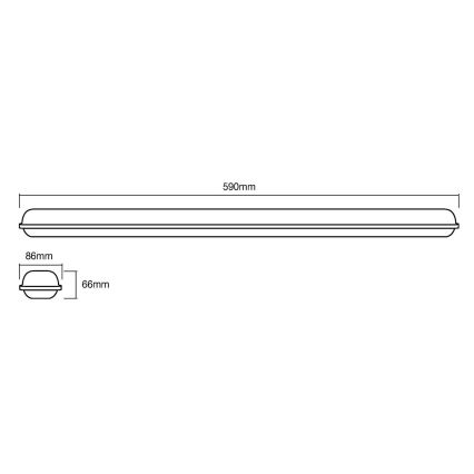 Ledvance - LED Техническа лампа SUBMARINE LED/18W/230V IP65