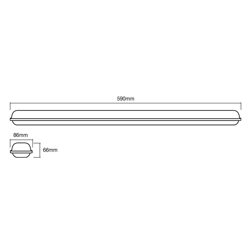 Ledvance - LED Техническа лампа SUBMARINE LED/18W/230V IP65