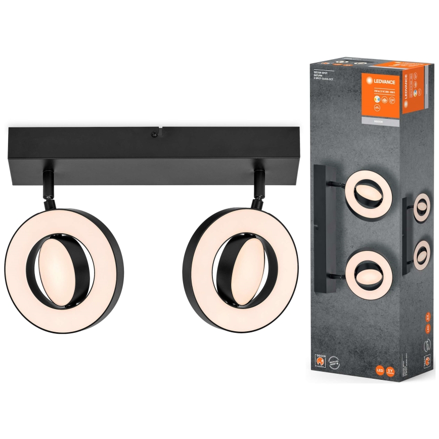 Ledvance - LED точково осветително тяло DECOR SATURN 2xLED/11W/230V 3000/4200/6500K