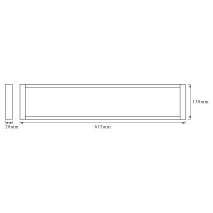 Ledvance - LED Висяща лампа OFFICE LINE LED/25W/230V