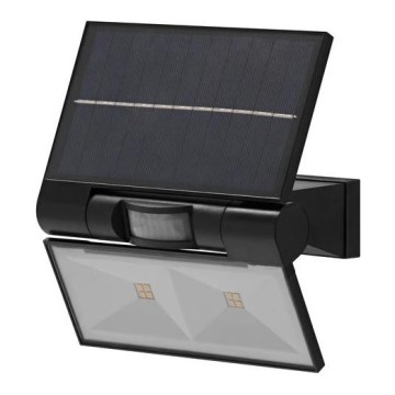 Ledvance - LED Външен соларен стенен прожектор с датчик за движение и здрач FLOOD LED/2,9W/3,7V 2600 mAh IP44
