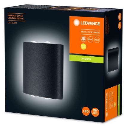 Ledvance - LED Външна, настенна лампа ENDURA 2xLED/11W/230V IP44