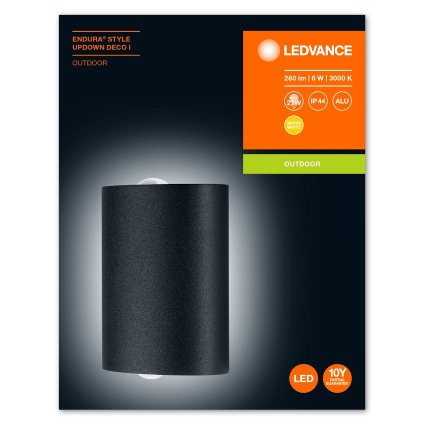 Ledvance - LED Външна, настенна лампа ENDURA LED/6W/230V