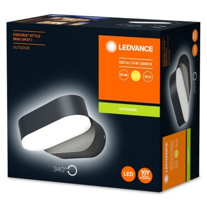 Ledvance - LED Външна, настенна лампа ENDURA LED/8W/230V IP44