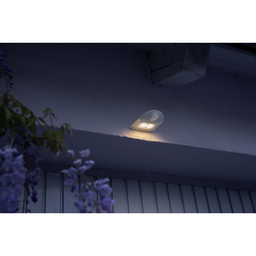 Ledvance - LED Външна, настенна лампа със сензор DOORLED LED/1W/4,5V IP54