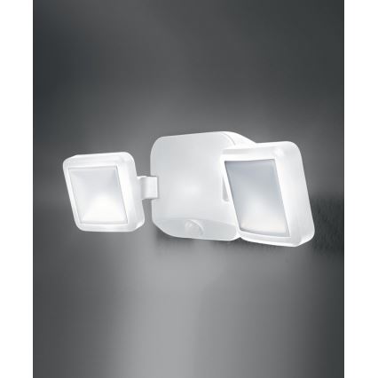 Ledvance - LED Външна, настенна лампа със сензор BATTERY 2xLED/10W/6V IP54