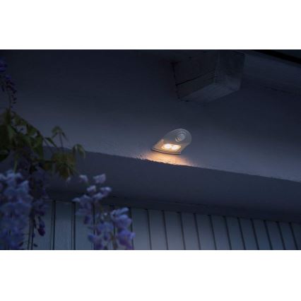 Ledvance - LED Външно стенна лампа с датчик DOORLED LED/1W/3xAA IP54