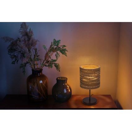 Ledvance - Настолна лампа DECOR CARDBOARD 1xE27/15W/230V Ø 20 см