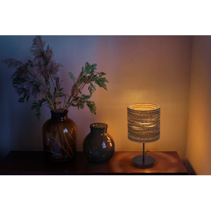 Ledvance - Настолна лампа DECOR CARDBOARD 1xE27/15W/230V Ø 20 см
