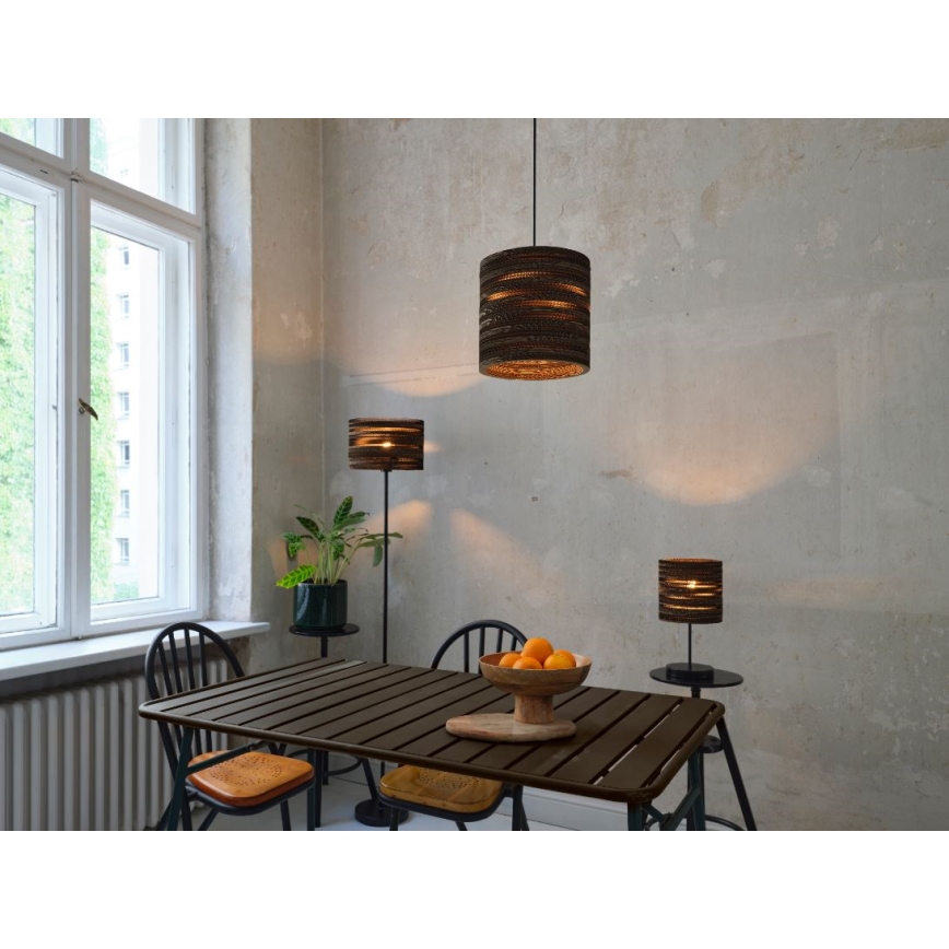 Ledvance - Настолна лампа DECOR CARDBOARD 1xE27/15W/230V Ø 20 см