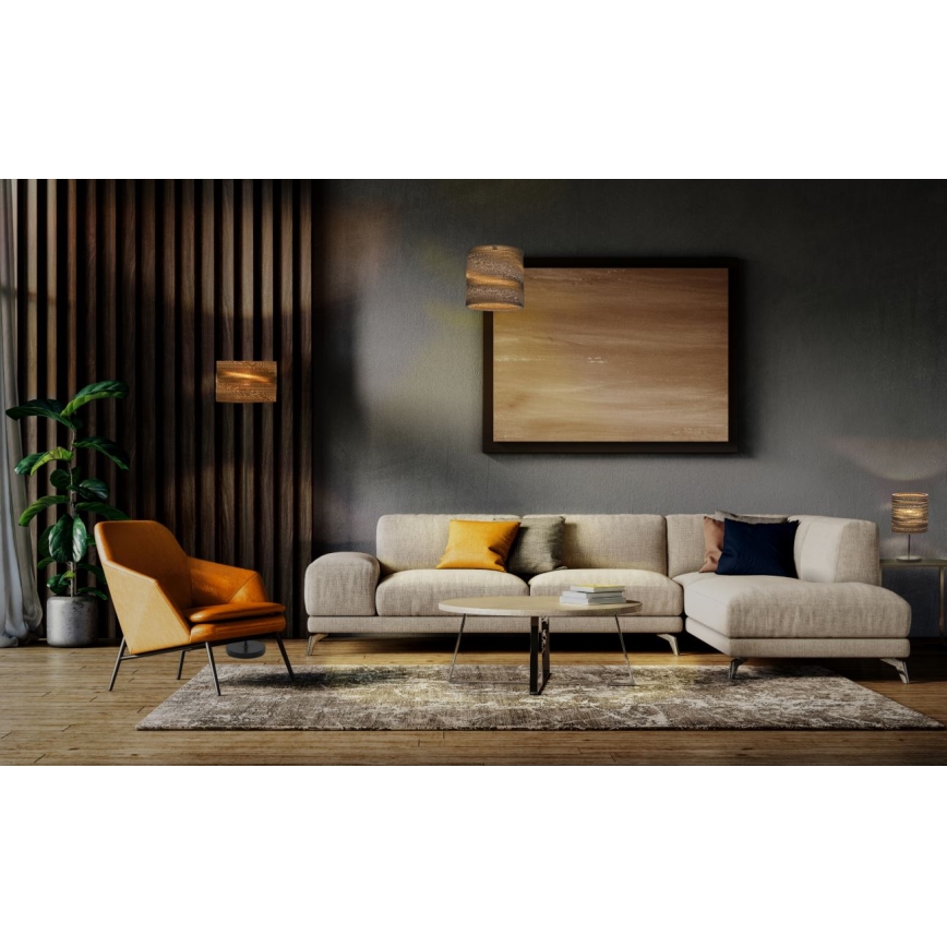 Ledvance - Настолна лампа DECOR CARDBOARD 1xE27/15W/230V Ø 20 см