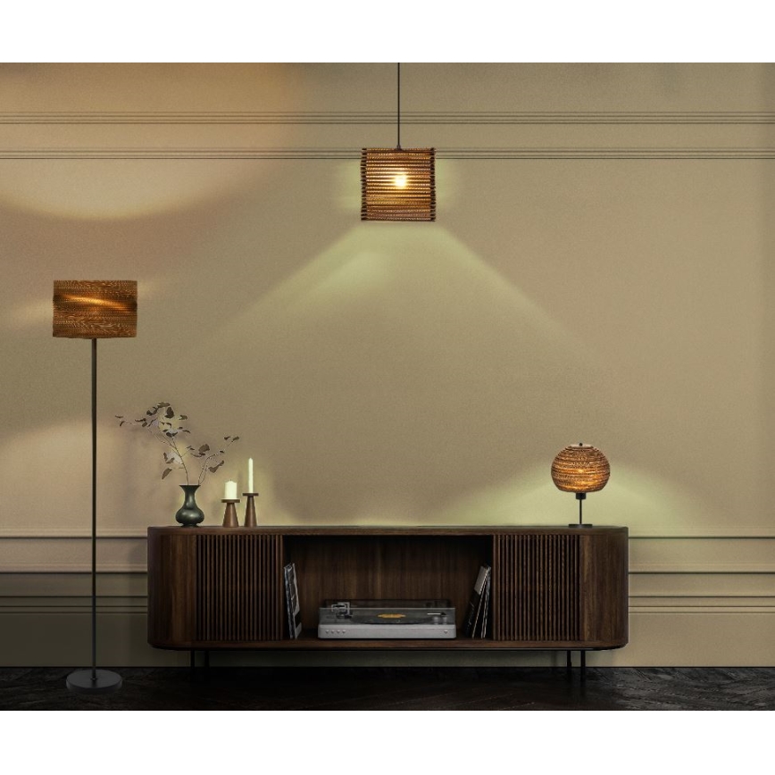 Ledvance - Настолна лампа DECOR CARDBOARD 1xE27/15W/230V Ø 26 см