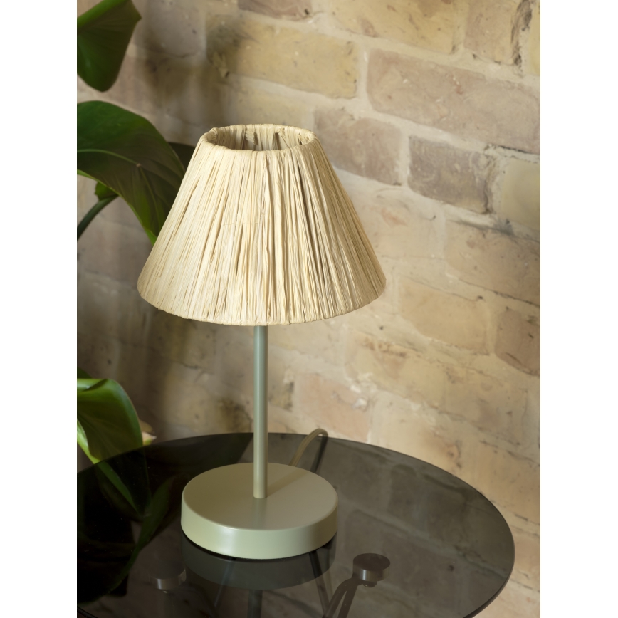 Ledvance - Настолна лампа DECOR RAFFIA 1xE27/15W/230V влакна от рафия