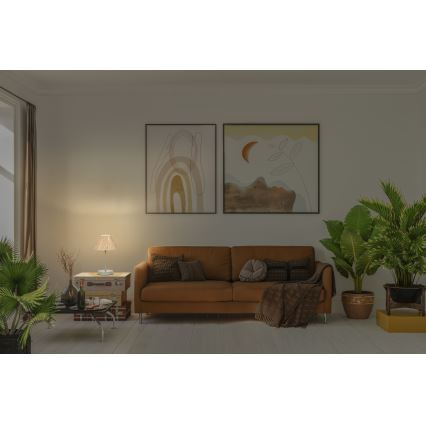 Ledvance - Настолна лампа DECOR RAFFIA 1xE27/15W/230V влакна от рафия