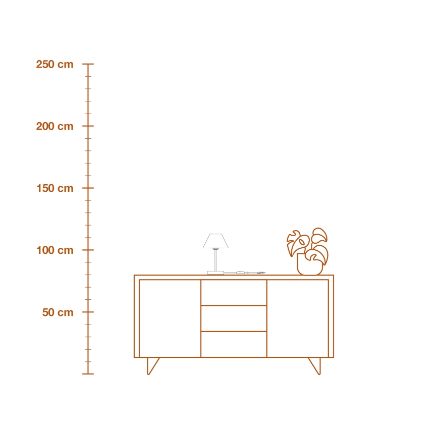 Ledvance - Настолна лампа DECOR RAFFIA 1xE27/15W/230V влакна от рафия