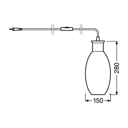 Ledvance - Настолна лампа GRAPE 1xE27/40W/230V розова