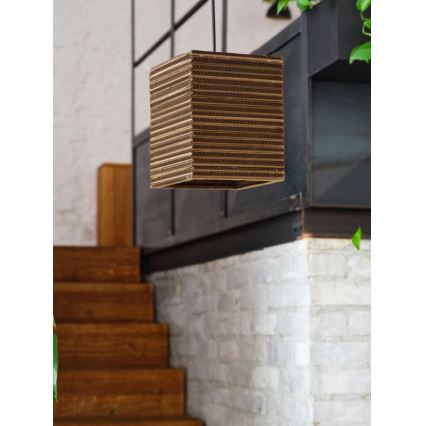 Ledvance - Пендел DECOR CARDBOARD 1xE27/15W/230V 25x25 см