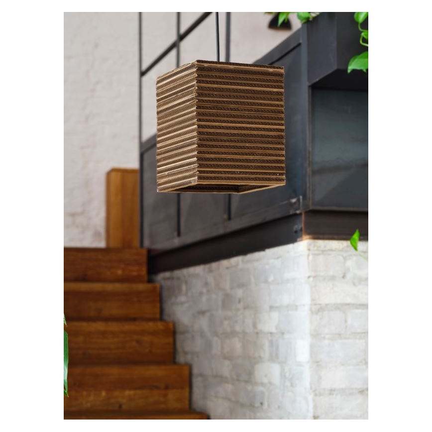 Ledvance - Пендел DECOR CARDBOARD 1xE27/15W/230V 25x25 см