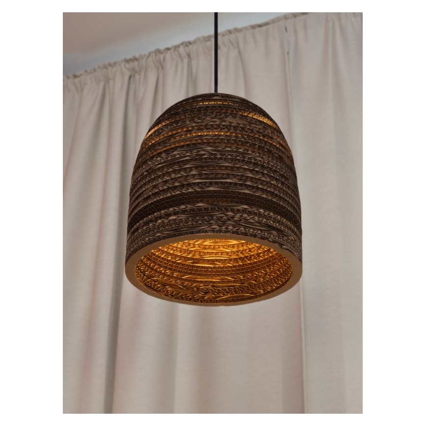 Ledvance - Пендел DECOR CARDBOARD 1xE27/15W/230V Ø 25 см