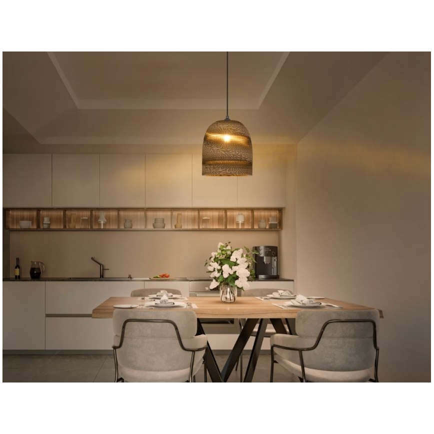 Ledvance - Пендел DECOR CARDBOARD 1xE27/15W/230V Ø 25 см