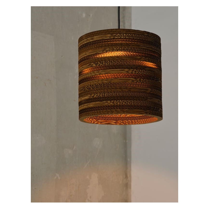 Ledvance - Пендел DECOR CARDBOARD 1xE27/15W/230V Ø 25 см