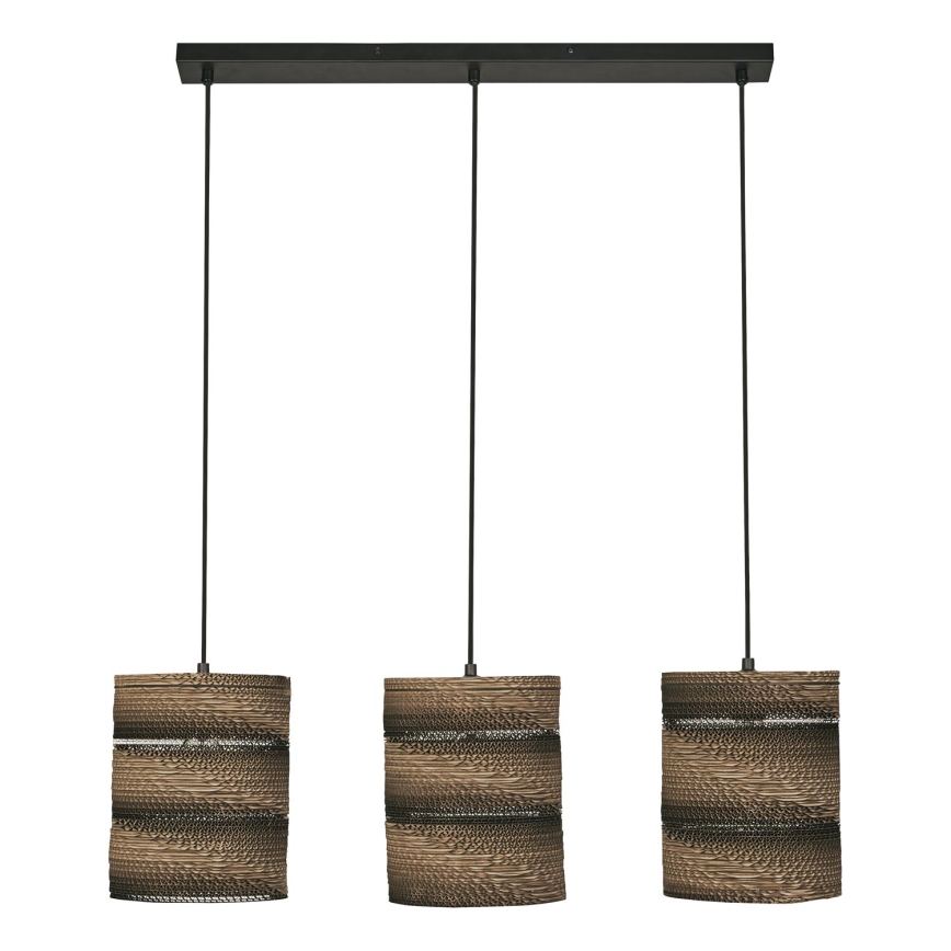 Ledvance - Пендел DECOR CARDBOARD 3xE27/15W/230V