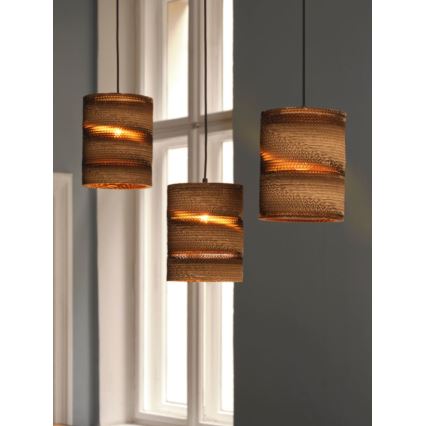 Ledvance - Пендел DECOR CARDBOARD 3xE27/15W/230V