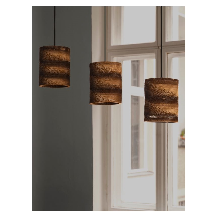 Ledvance - Пендел DECOR CARDBOARD 3xE27/15W/230V