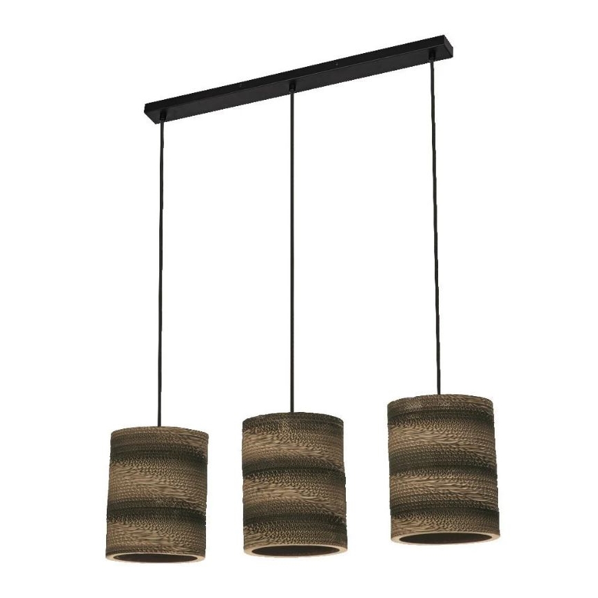 Ledvance - Пендел DECOR CARDBOARD 3xE27/15W/230V