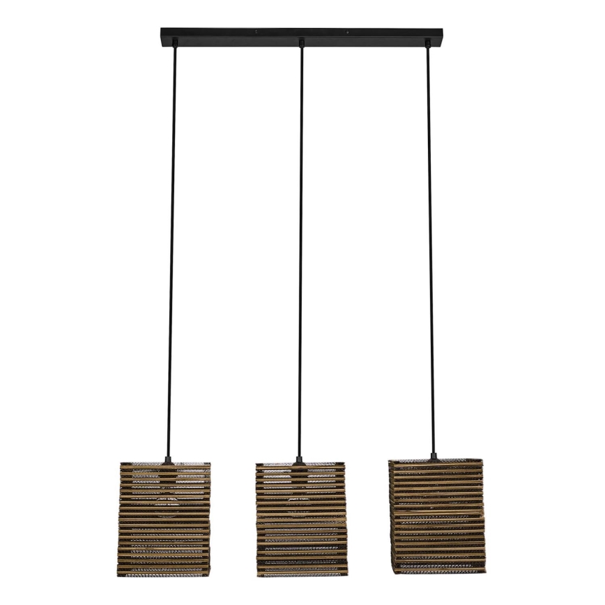Ledvance - Пендел DECOR CARDBOARD 3xE27/15W/230V