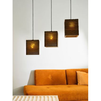 Ledvance - Пендел DECOR CARDBOARD 3xE27/15W/230V