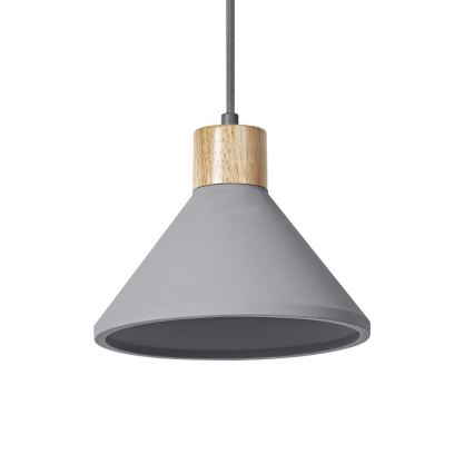 Ledvance - Пендел DECOR CONCRETE 1xE27/15W/230V Ø 22 см бетон сив