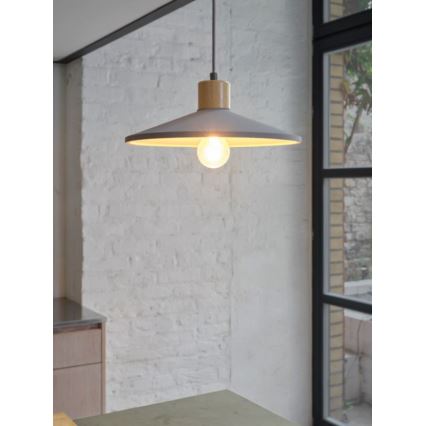Ledvance - Пендел DECOR CONCRETE 1xE27/15W/230V Ø 32 см бетон сив