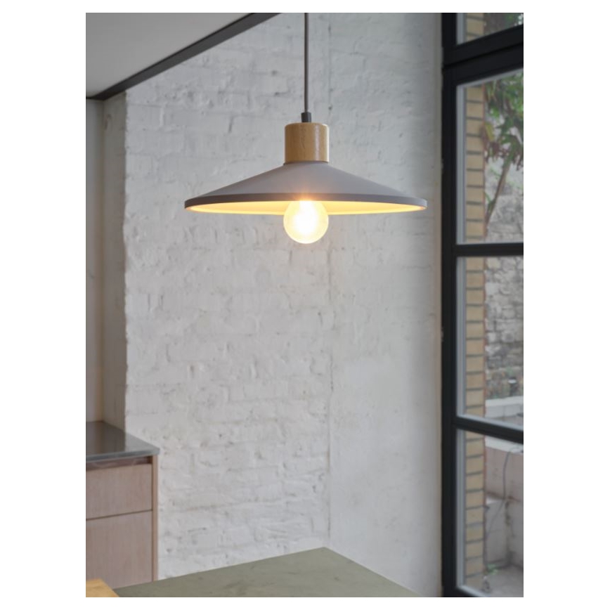 Ledvance - Пендел DECOR CONCRETE 1xE27/15W/230V Ø 32 см бетон сив